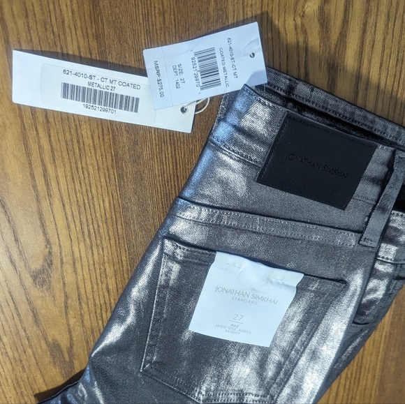 Jonathon Simkhai Metallic Coated pants - Picture 4 of 6